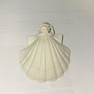 Carriage House Studio Seashell Angel with Horn Margaret Furlong Ornament Vintage